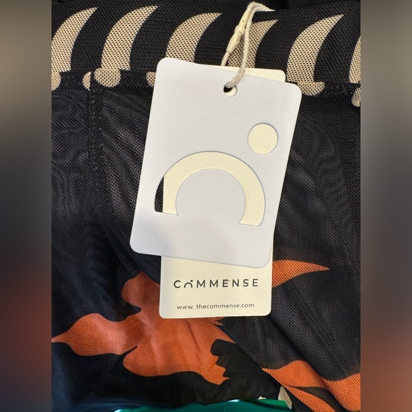 Commense Bird Print Mesh Cover Up Maxi Skirt and Bodysuit NWT Sz Small - Picture 11 of 11
